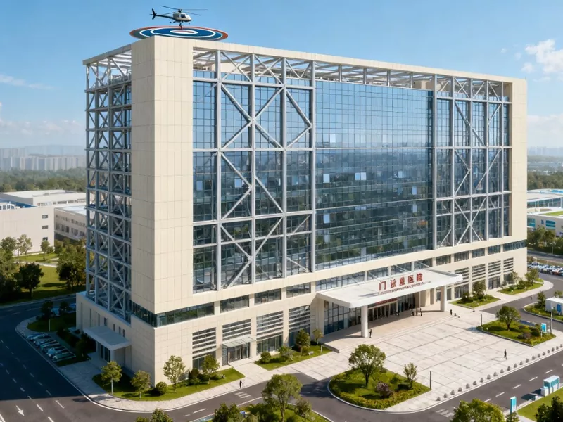 Altnivela Prefabrikita Metala Hospitalo-Konstruaĵo