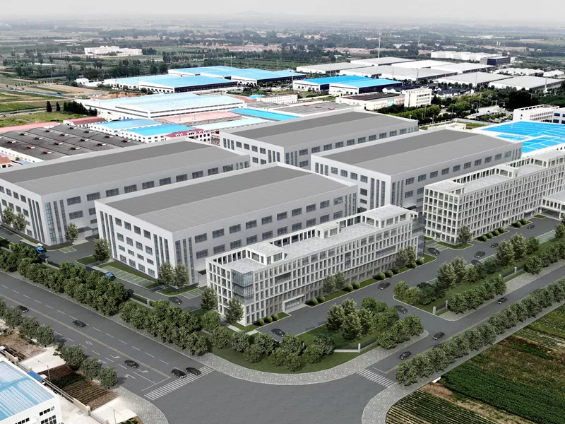 Ŝtala Strukturo Industria Parko Grandskala Prefabrikita Konstruaĵo